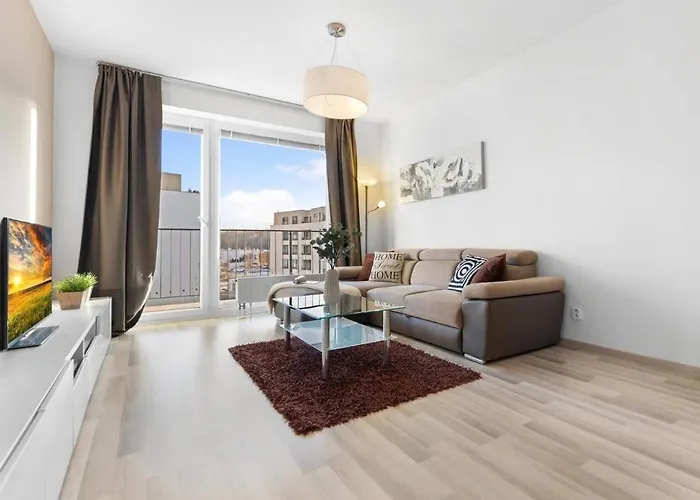 Sunflower - Modern Large Charming With Balcony Lägenhet Bratislava